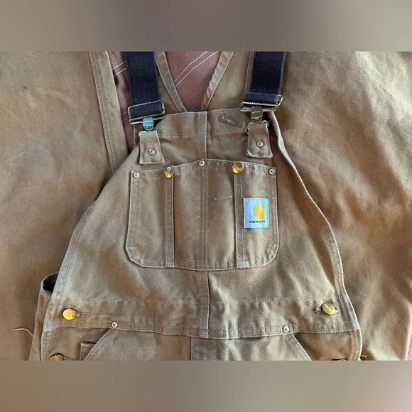 Carhartt Canvas Work Overalls - Men’s Large - Picture 9 of 9